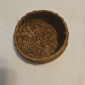 Handwoven Pine Needle Basket